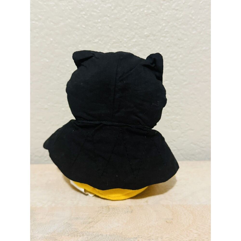 Vintage Shanghai Elcee Toy Co Cat Bat Devil Smiley Cape Plush Halloween 6” - Picture 2 of 5